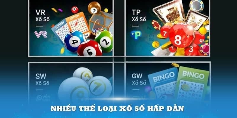 Các loại xổ số nổi bật của Bbin Lottery W88 