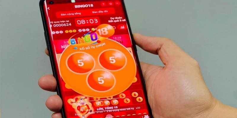 Cách quay xổ số Bingo18 